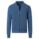 Redmond Übergrößen College-Strickjacke blau melange