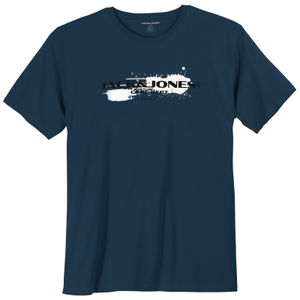 Jack&Jones T-Shirt titanblau Übergröße Print JCOCONDOR
