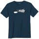 Jack&Jones T-Shirt titanblau Übergröße Print JCOCONDOR