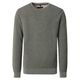CasaModa Übergrößen Strick-Pullover graugrün melange