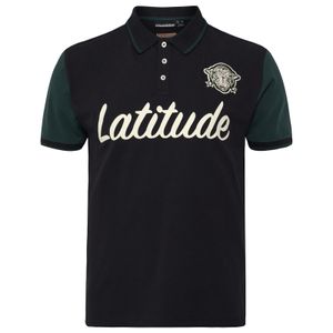North Latitude Stretch-Polo XXL schwarz/grün modisch
