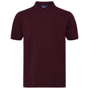 North Latitude Poloshirt bordeaux Übergröße