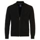 Redmond Übergrößen Strickjacke Collegestil schwarz