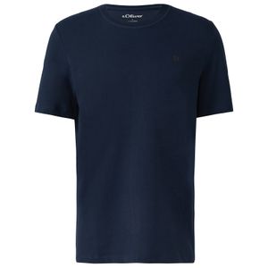 s.Oliver Übergrößen T-Shirt navy Rundhals