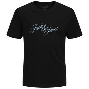 Jack&Jones T-Shirt schwarz Übergröße Print JORINWOOD