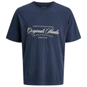 Jack&Jones T-Shirt blau used Übergröße JORINWOOD WASH