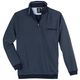 Hajo Sweat-Troyer Zipper Übergröße hellblau-navy