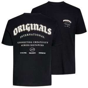 Jack&Jones T-Shirt schwarz XXL Rückenprint JORMEADOWS