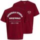 Jack&Jones T-Shirt weinrot XXL Rückenprint JORMEADOWS