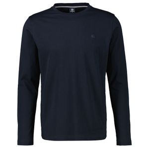 Lerros Basic-Langarmshirt Übergröße navy