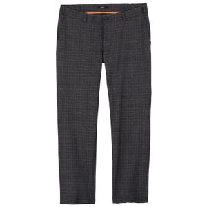 Eurex XXL Thilo Jersey-Chino grau-braun melange Karo