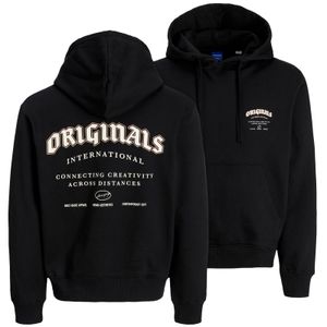 Jack&Jones Hoodie XXL schwarz Rückenprint JORMEADOWS