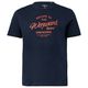 s.Oliver Übergrößen T-Shirt dunkelblau Frontprint