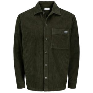 Jack&Jones Übergrößen Cord-Hemdjacke oliv JJCORDUROY
