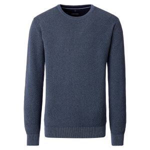CasaModa Übergröße Strick-Pullover rauchblau melange