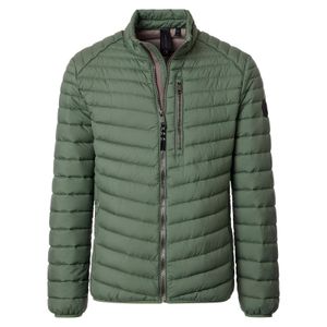 CasaModa Übergrößen Steppjacke Stehkragen salbeigrün