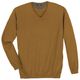 Ragman Übergrößen Pullover V-Neck curry melange