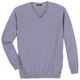 Ragman Übergrößen Pullover V-Neck flieder melange