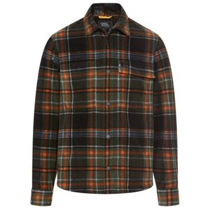 Camel Active Übergrößen Hemdjacke oliv-schwarz-orange