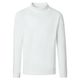 Redmond Rollkragen-Langarmshirt Übergrößen weiß