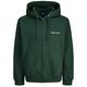 Jack&Jones Übergrößen Sweatjacke grün JORNORREBRO