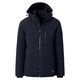 CasaModa Übergrößen Winterjacke dunkelblau Kapuze