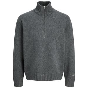 Jack&Jones Übergrößen Strick-Troyer grau JORNORREBRO