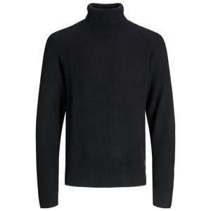 Jack&Jones Rollkragen-Pullover Übergröße schwarz
