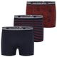 North Latitude 3er-Pack Pants Übergröße navy/bedruckt 