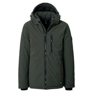 CasaModa Übergrößen Winterjacke oliv Kapuze