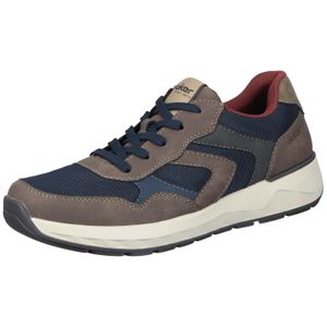 Rieker Antistress Sneaker Reißverschluss braun-navy