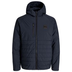 Jack&Jones XXL Kapuzen-Steppjacke dunkelblau JJFINN
