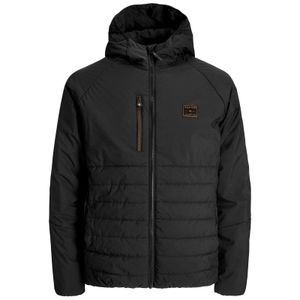 Jack&Jones XXL Kapuzen-Steppjacke schwarz JJFINN