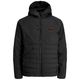 Jack&Jones XXL Kapuzen-Steppjacke schwarz JJFINN