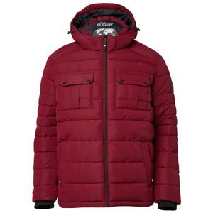 s.Oliver Übergrößen Winter-Steppjacke Kapuze rot warm