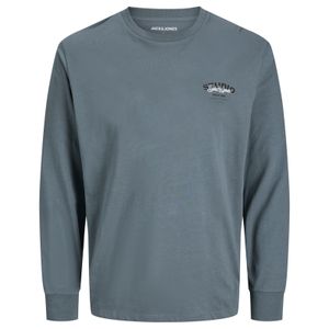 Jack&Jones Longsleeve Übergrößen blaugrau JJYUKI