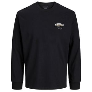 Jack&Jones Longsleeve Übergrößen schwarz JJYUKI