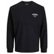 Jack&Jones Longsleeve Übergrößen schwarz JJYUKI