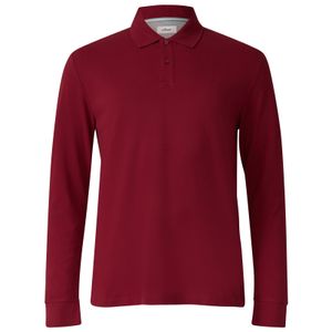 s.Oliver Übergrößen Basic Langarm-Polo rot