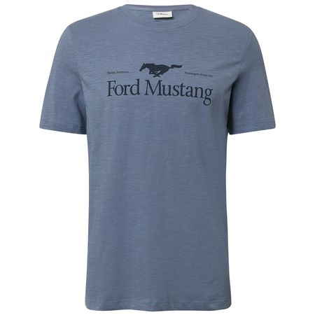 s.Oliver T-Shirt Ford® Frontprint rauchblau Übergröße s.Oliver T-Shirt Ford® Frontprint rauchblau Übergröße