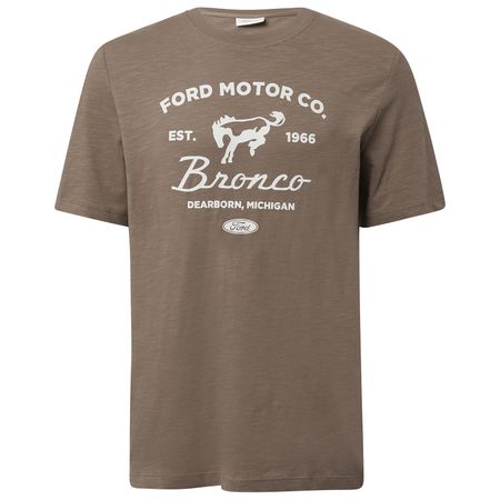 s.Oliver T-Shirt Ford® Frontprint braun Übergröße s.Oliver T-Shirt Ford® Frontprint braun Übergröße