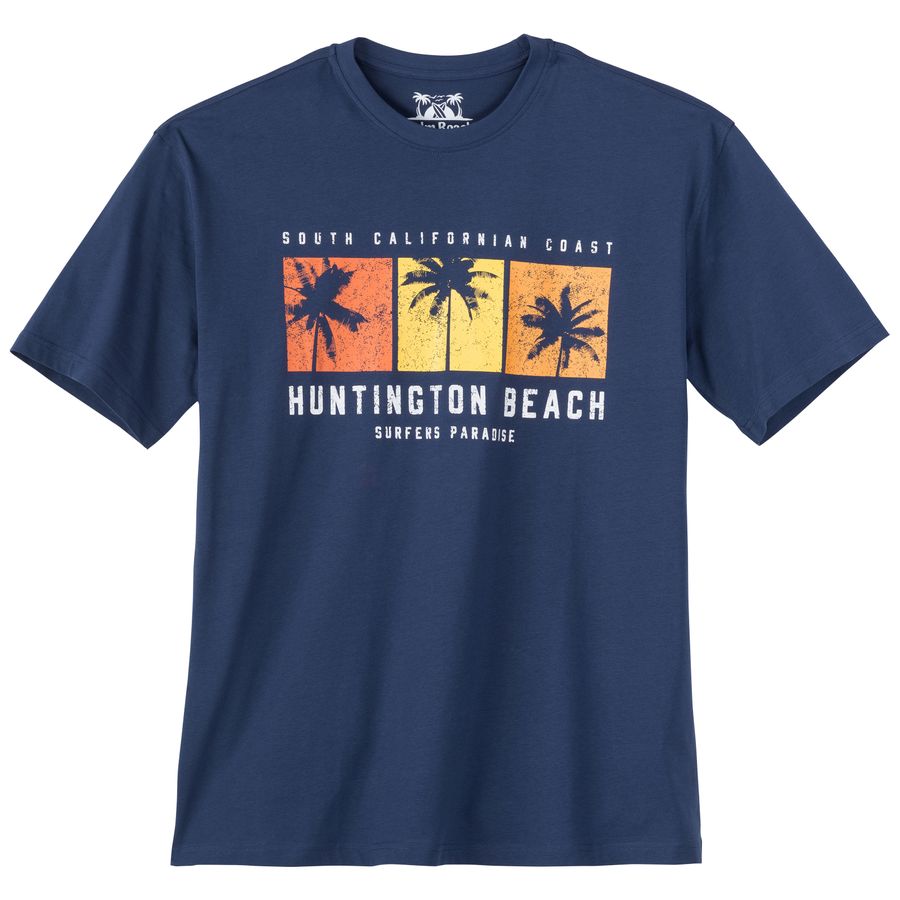 Calm Beach Übergrößen T-Shirt denimblau Huntington