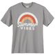 Calm Beach Übergröße T-Shirt grau Summer Vibes Print Calm Beach Übergröße T-Shirt grau Summer Vibes Print