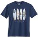 Calm Beach Übergrößen T-Shirt denimblau Fotoprint