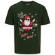 Jack&Jones Übergrößen Xmas T-Shirt oliv JJCHRISTMAS