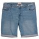 Calm Beach Stretch-Shorts Denim Übergröße blau used
