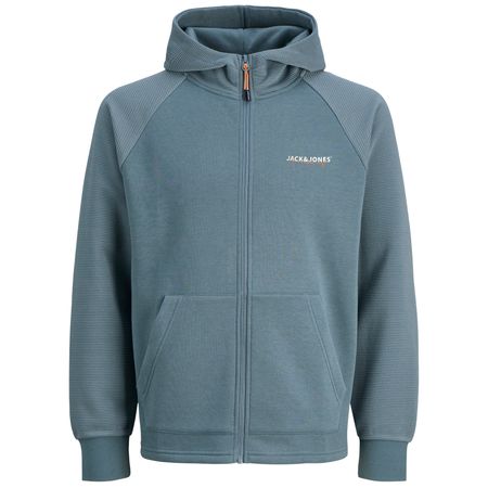 Jack&Jones XXL Kapuzen-Sweatjacke blaugrau JJTHATCHER Jack&Jones XXL Kapuzen-Sweatjacke blaugrau JJTHATCHER