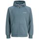 Jack&Jones XXL Kapuzen-Sweatjacke blaugrau JJTHATCHER Jack&Jones XXL Kapuzen-Sweatjacke blaugrau JJTHATCHER