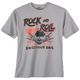 Iron Stitch Übergrößen T-Shirt grau Rock Skull