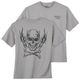 Iron Stitch Totenkopfprint Übergröße T-Shirt grau Iron Stitch Totenkopfprint Übergröße T-Shirt grau